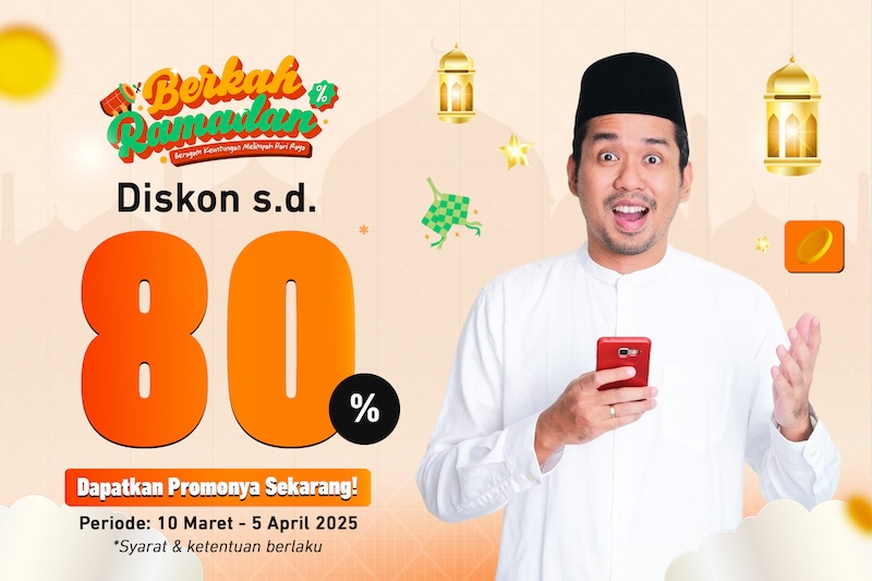 Promo Berkah Ramadan: Promo, Diskon, & Cashback Hingga 80% untuk Belanja Hemat!